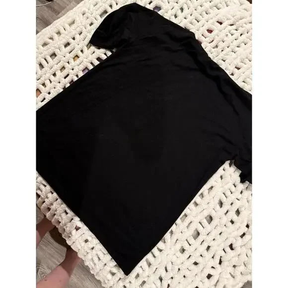 NWOT Oversized Tee Skeleton Grunge Rocker Tee Size L Black - Picture 4 of 4